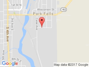 Park Falls map
