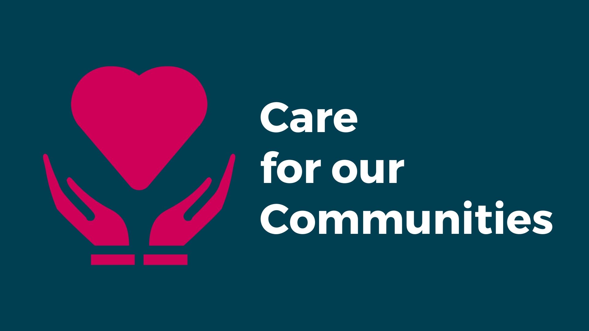 Care for our communities logo